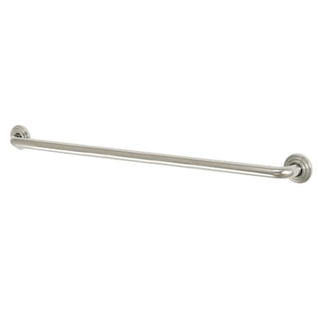 Restoration Contemporary Grab Bar, 39-1/16" L, 17 ga. Brass, Polished Nickel DR314366